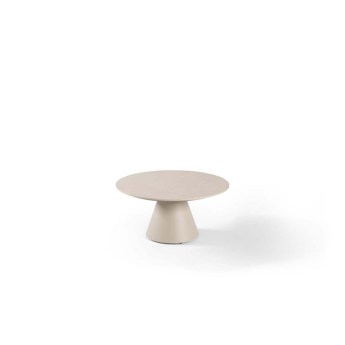 Amora Coffee Table R.80x30cm Alu Linnen w/Ceramic Top