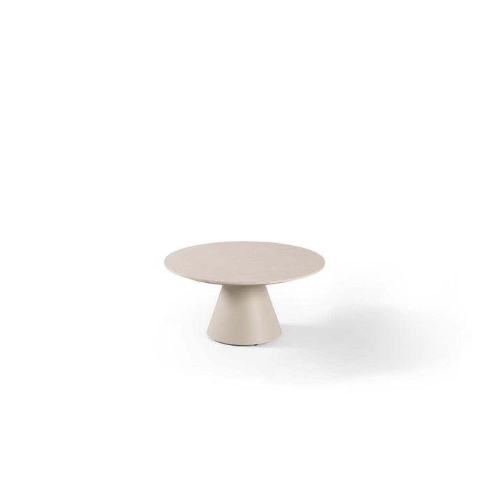 Amora Coffee Table R.80x30cm Alu Linnen w/Ceramic Top