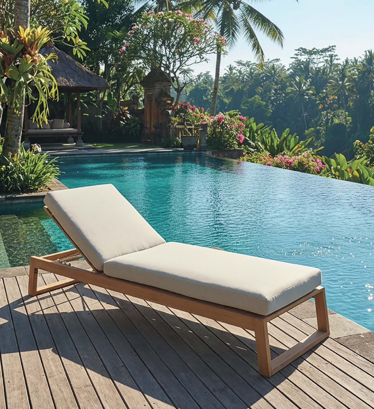 Bali Sun Lounger Teak Wood
