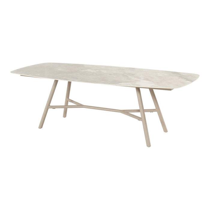 Benevento Table Oval 240x110cm Taupe w/Ceramic Top