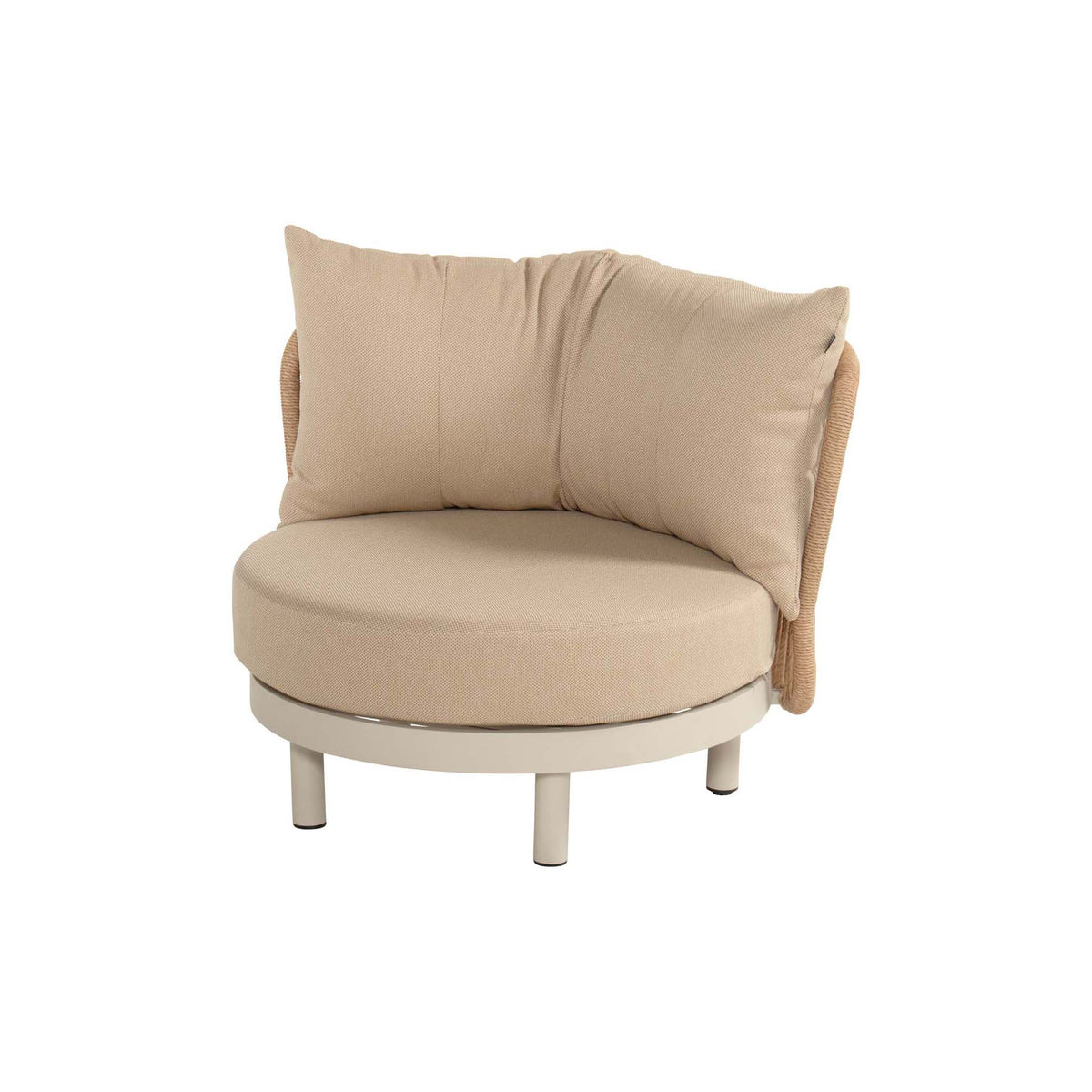 Bjorn Lounge Chair Alu Sand w/Twisted Rope - 3PCS ONLY