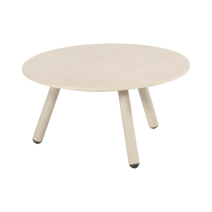 Bjorn Side Table R.60x32cm Alu Sand w/Ceramic Top
