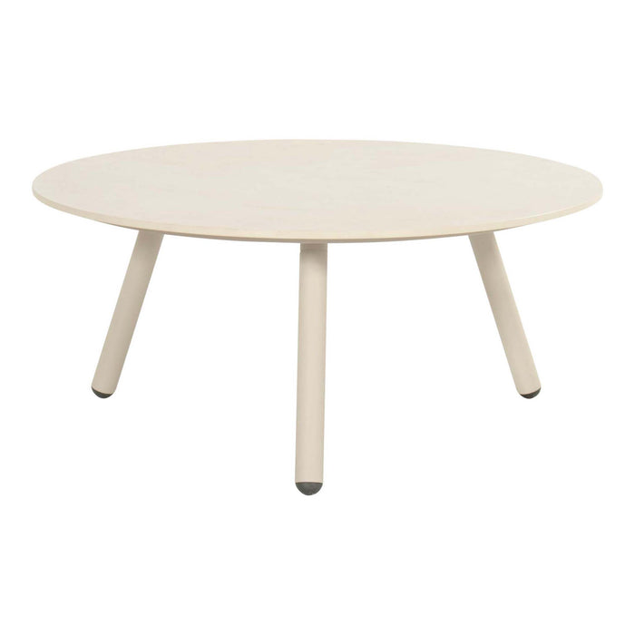 Bjorn Coffee Table R.80x38cm Alu Sand w/Ceramic Top