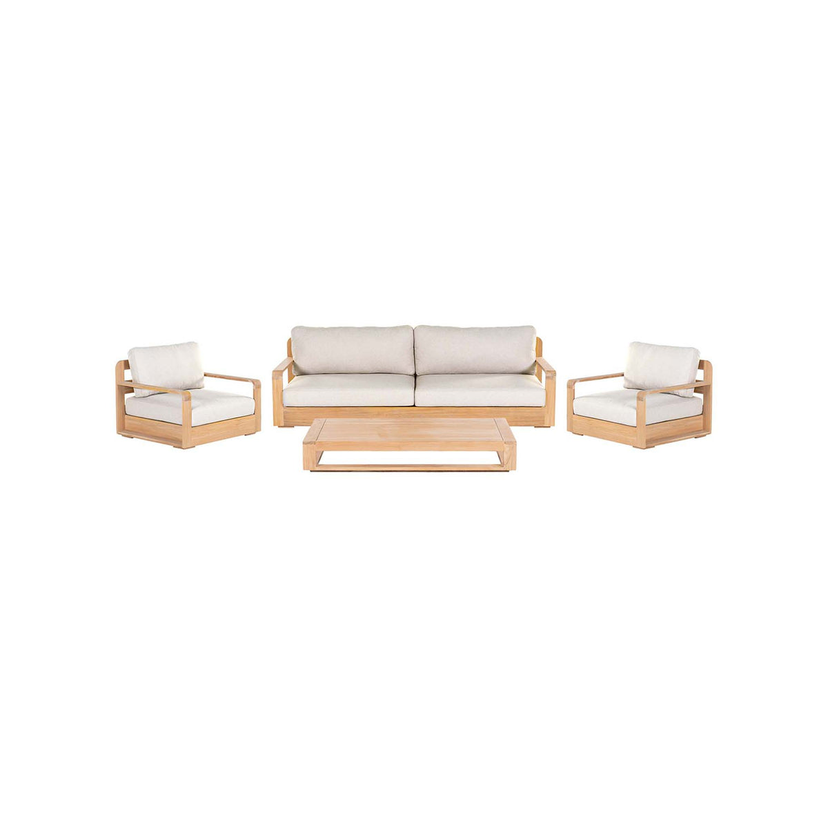 Como Lounge Set Teak Wood