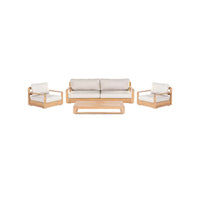 Como Lounge Set Teak Wood