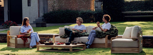 Como Lounge Set Teak Wood