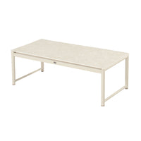 Fontaine 3 Seater Sofa Sand w/Teak Wood Armrest