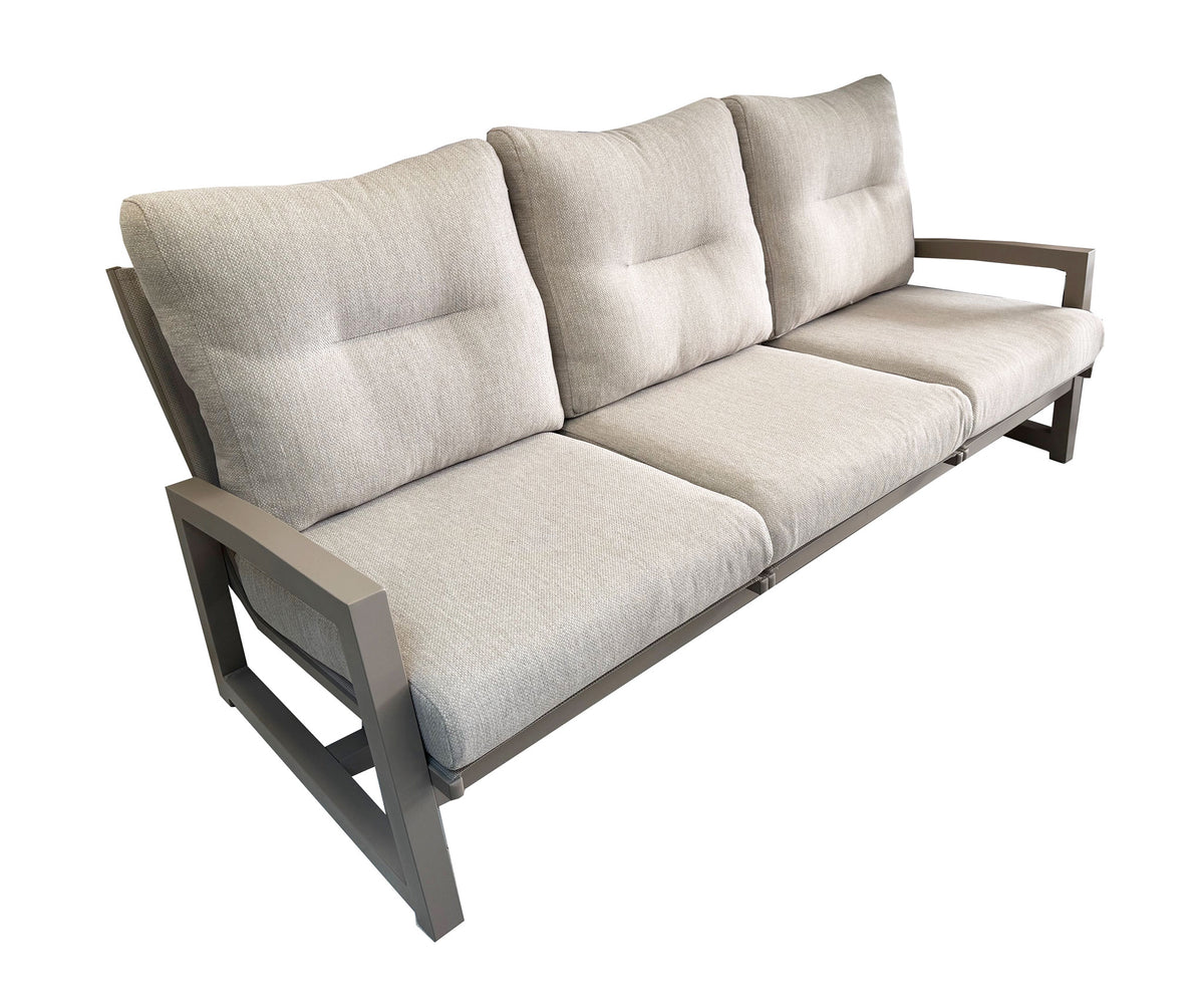 Gio Lounge Chair Taupe Alu