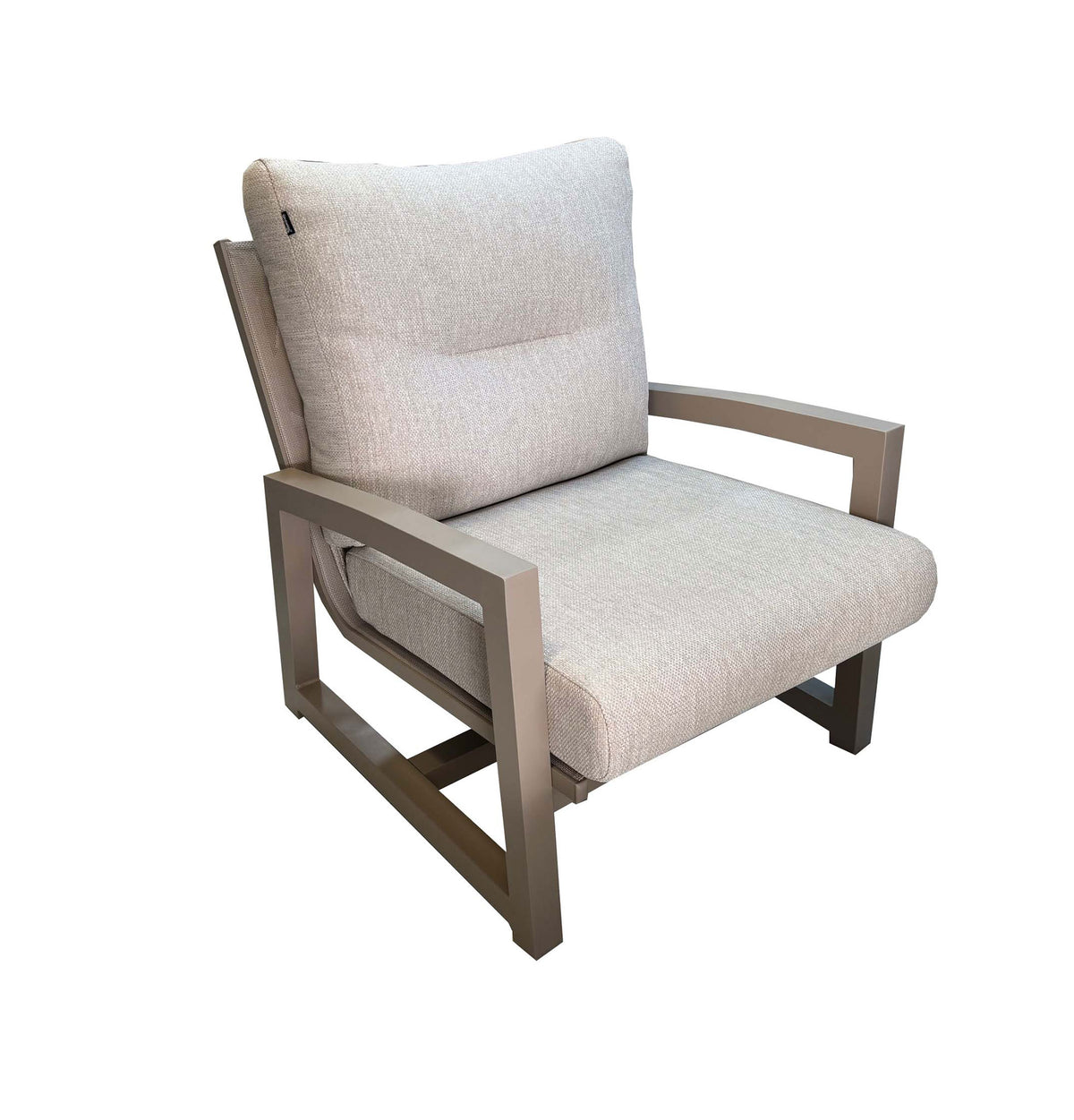 Gio 3 Seater Sofa Taupe Alu