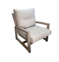 Gio 3 Seater Sofa Taupe Alu