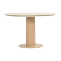 Girona Table Round 120cm Alu Cappuccino w/Ceramic Top - 2PCS ONLY