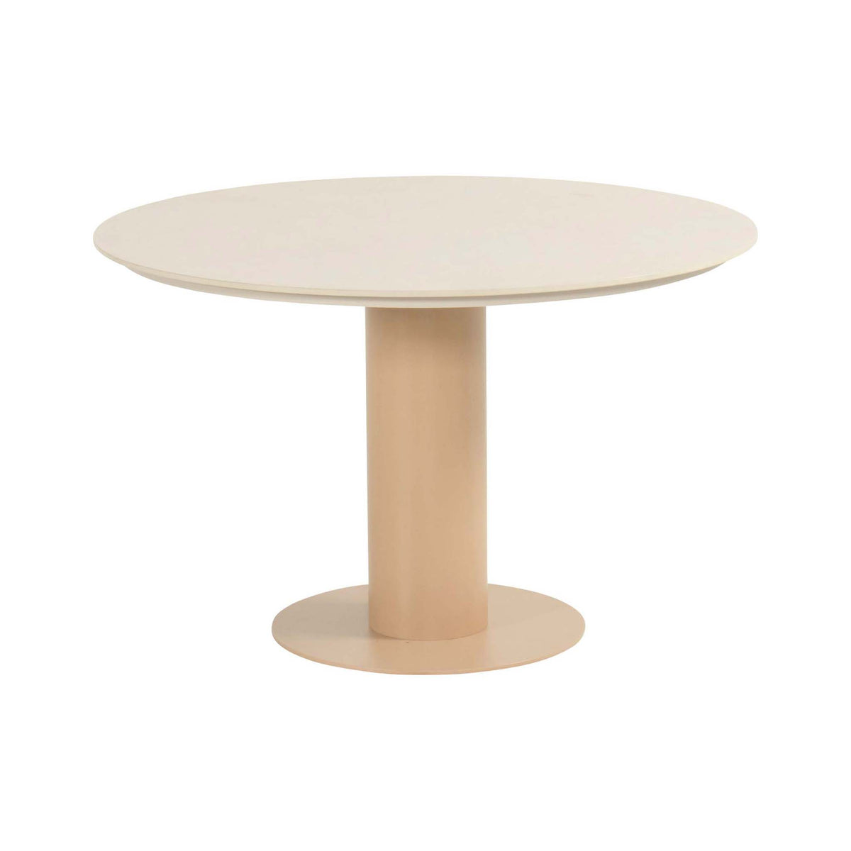 Girona Table Round 120cm Alu Cappuccino w/Ceramic Top - 2PCS ONLY