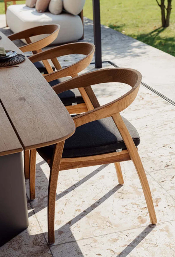 Jakarta Dining Chair Teak Wood w/Cushion