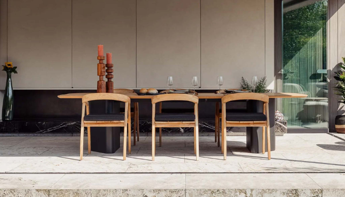 Jakarta Dining Chair Teak Wood w/Cushion