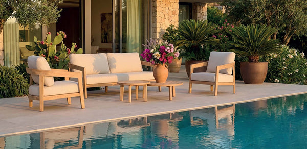 Lecce Lounge Set Teak Wood