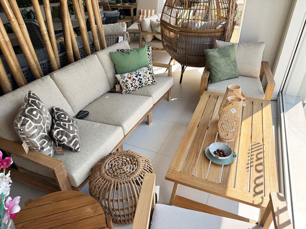 Limassol Coffee Table 140x70x42cm Teak Wood