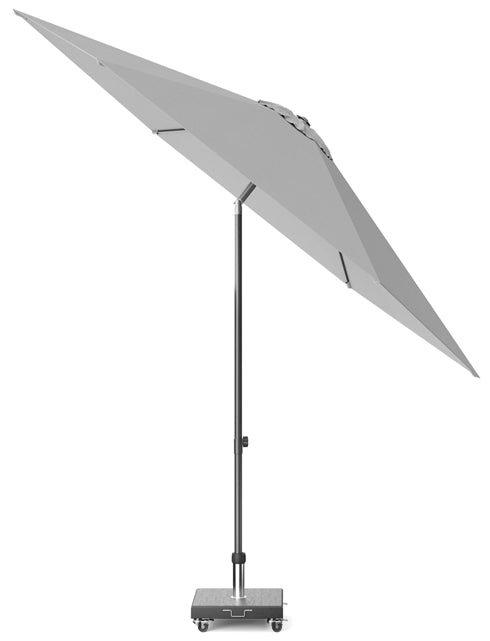 Lisboa Umbrella Round 300cm Light Grey Polyester Push-Up (*Base not Included)