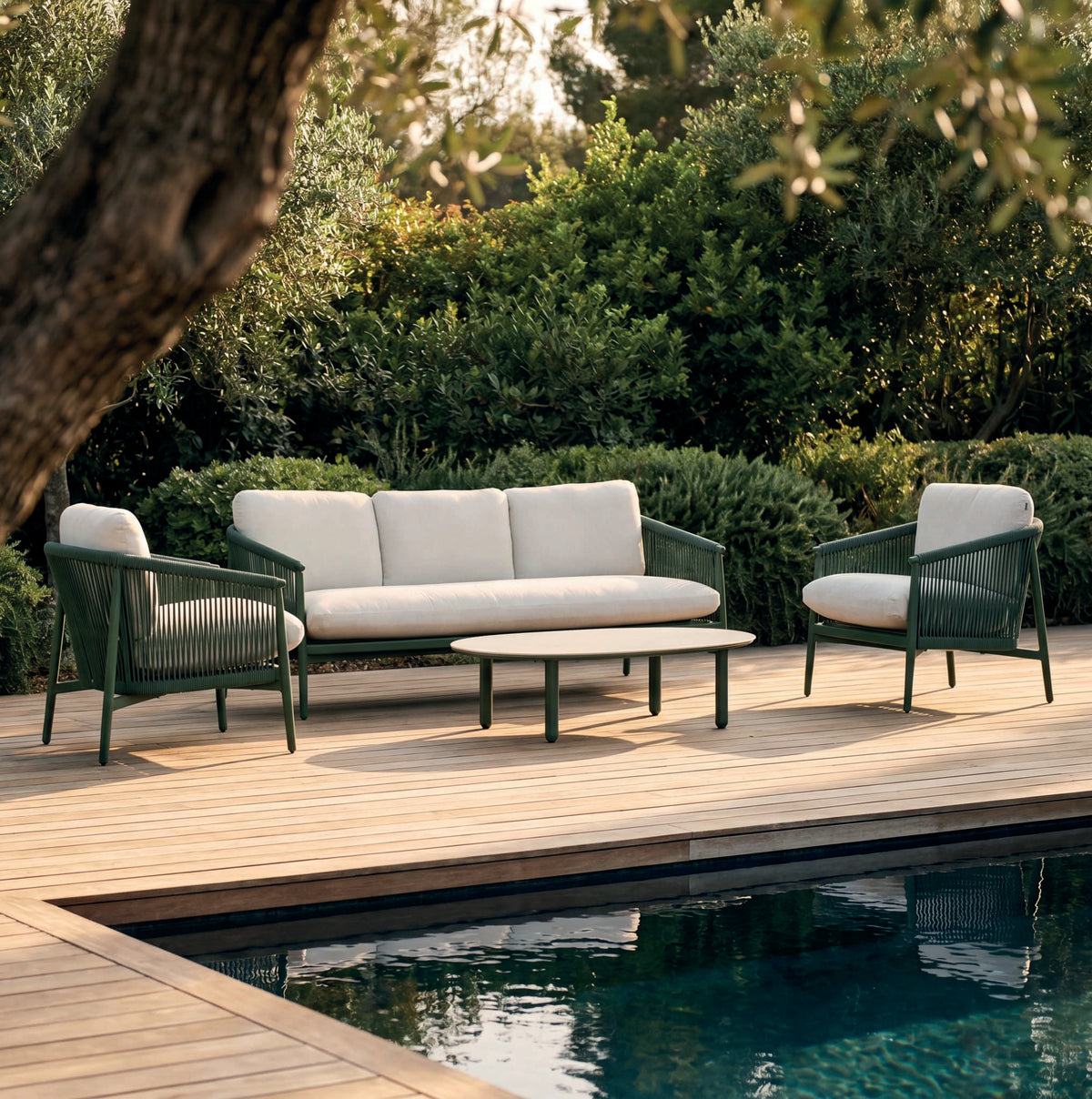 Marbella Lounge Set Green