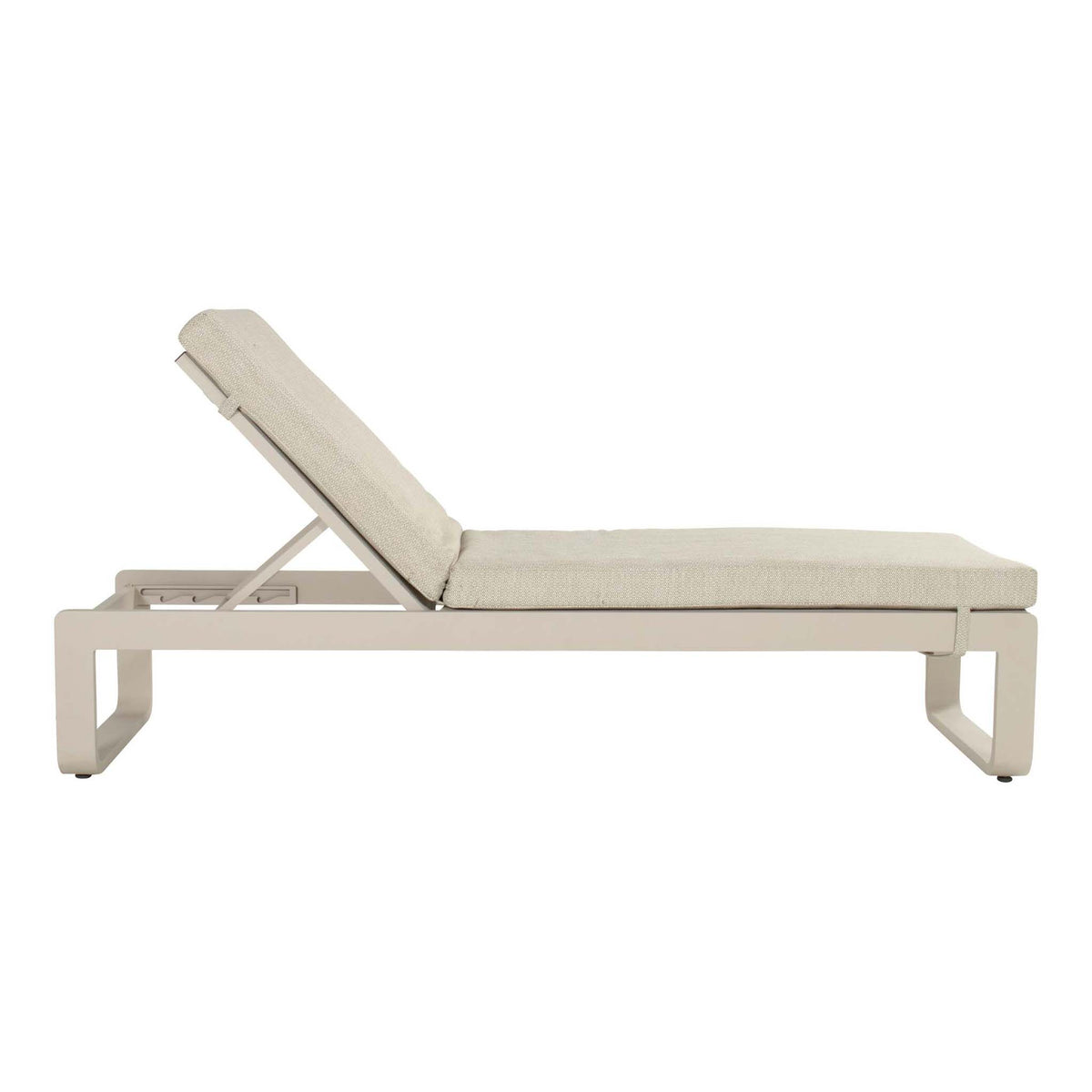 Milano Lounger Alu Charcoal w/Cushion - SOLD OUT