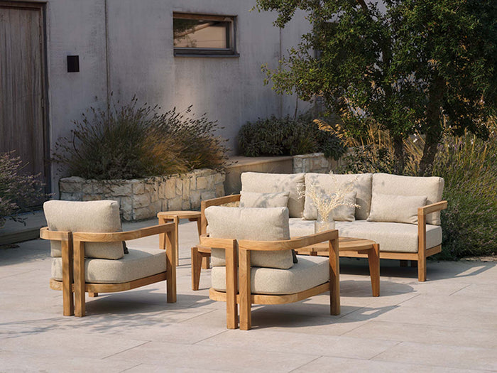 MOIRA LOUNGE TEAK WOOD HARTMAN GREECE