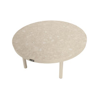 BUY AS A SET: Palma Lounge Sofa Set Alu Sand w/Round Coffee Table - COMING AGAIN END OF JULY 2026