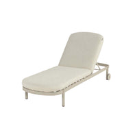 Palma Lounger Alu Cappuccino w/Wheels & Cushion - COMING AGAIN END OF JULY 2026