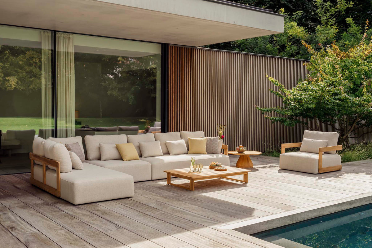 Rafa Coffee Table 140x90x25cm Teak Wood