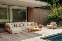 Rafa 3 Seater Sofa Teak Wood
