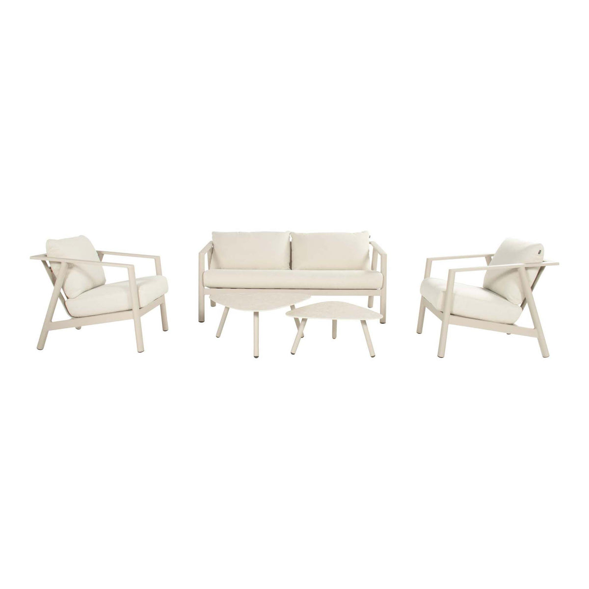 Rana Lounge Chair Alu Beige - COMING AGAIN END OF JULY 2026