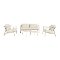 Rana Lounge Chair Alu Beige - COMING AGAIN END OF JULY 2026