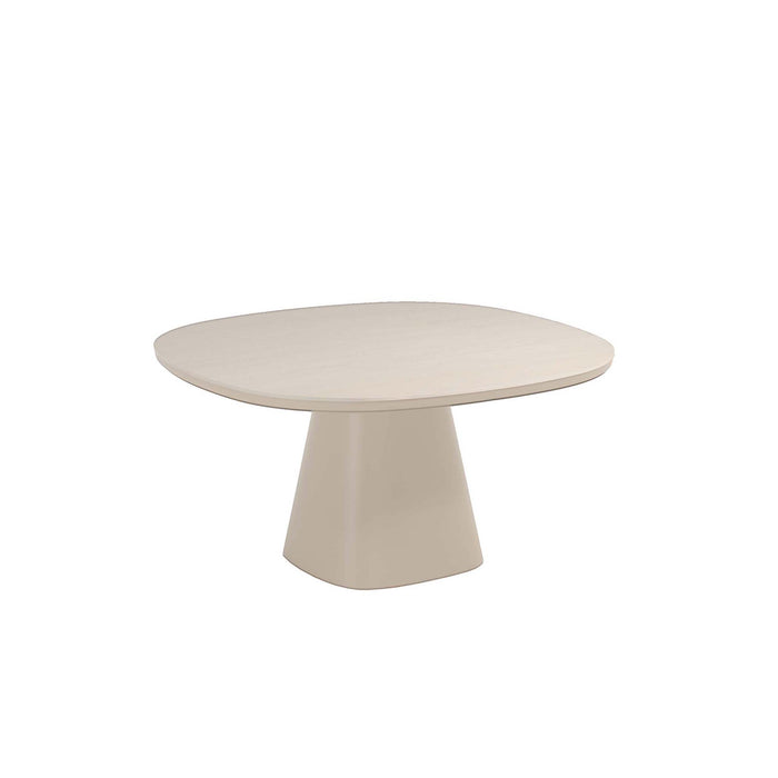 Romero Table 150x150cm Rounded Edge Beige w/Ceramic Top - COMING AGAIN AUG 2026