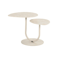 Rota Duo Side Table Alu Sand w/Ceramic Top