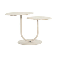 Rota Duo Side Table Alu Sand w/Ceramic Top