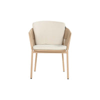 Sevilla Dining Chair Alu Cappuccino w/Rope - 4PCS ONLY