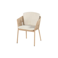 Sevilla Dining Chair Alu Cappuccino w/Rope - 4PCS ONLY