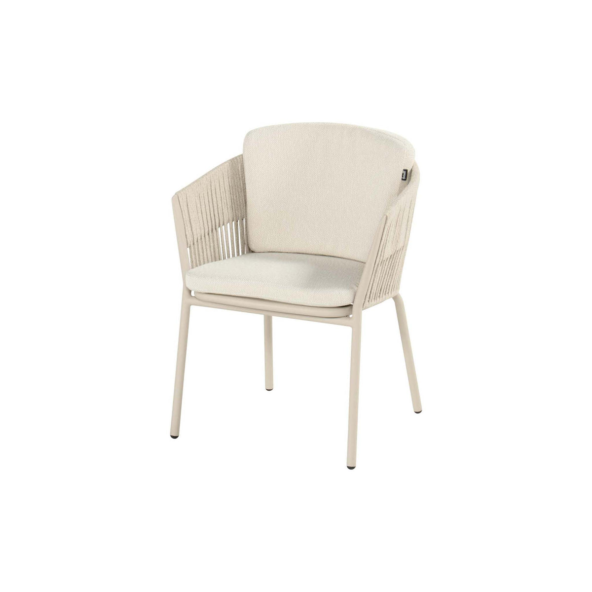 Sevilla Dining Chair Alu Cappuccino w/Rope - 4PCS ONLY
