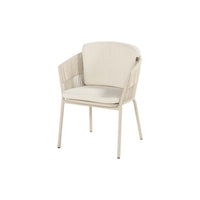 Sevilla Dining Chair Alu Cappuccino w/Rope - 4PCS ONLY