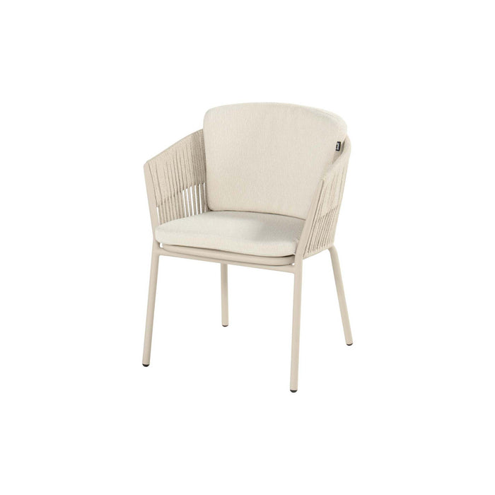 Sevilla Dining Chair Alu Sand w/Rope - 12PCS ONLY