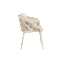 Sevilla Dining Chair Alu Sand w/Rope - 12PCS ONLY
