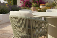 Sevilla Dining Chair Alu Sand w/Rope - 12PCS ONLY