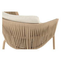 Sevilla Dining Chair Alu Cappuccino w/Rope - 4PCS ONLY