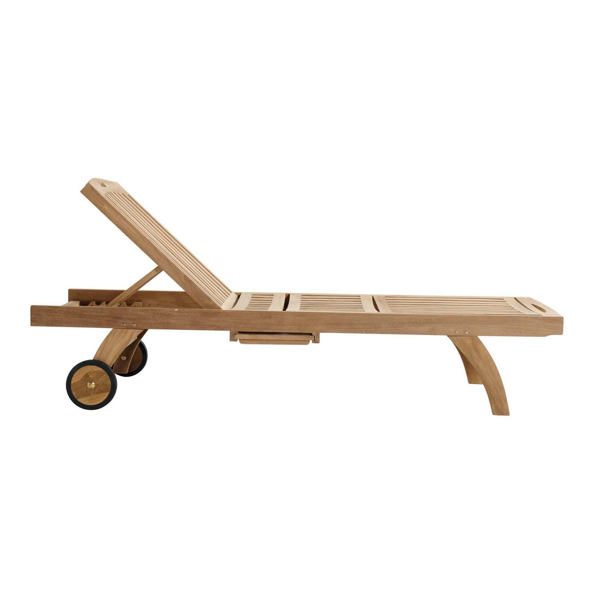 Skagen Lounger Teak Wood w/Wheels - COMING SPRING 2026