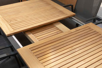 South Wales Extendable table 150/210x90cm Xerix w/Teak Wood Top