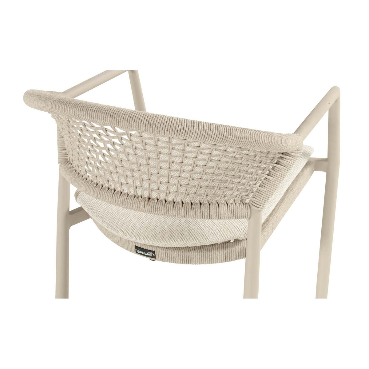 Taragona Stacking Chair Alu Sand w/Rope - COMING AGAIN JUNE 2026