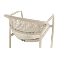 Taragona Stacking Chair Alu Sand w/Rope - COMING AGAIN JUNE 2026