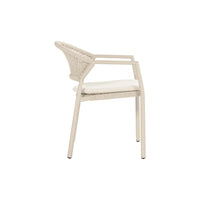 Taragona Stacking Chair Alu Sand w/Rope - COMING AGAIN JUNE 2026