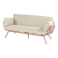 Toscana 3 Seater Sofa Alu Mocha