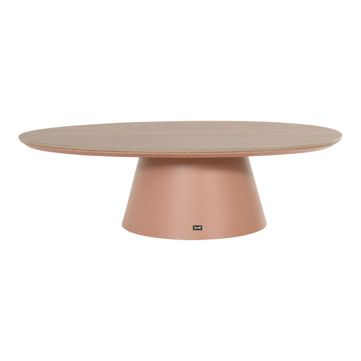 Toscana Coffee Table 110x69x32cm Alu Mocha w/Ceramic Top