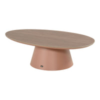 Toscana Coffee Table 110x69x32cm Alu Mocha w/Ceramic Top