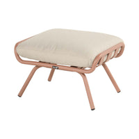 Toscana Footstool Alu Mocha